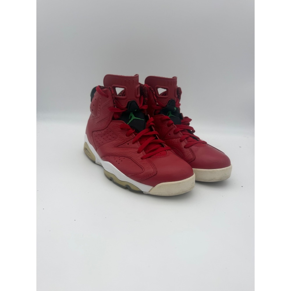 Jordan 6 Retro Spizike History of Jordan Varsity Red Green 694091-625 Mens 10.5